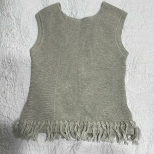 Lilly Pulitzer Wellington Sleeveless Knit Sweater Gray Size XS